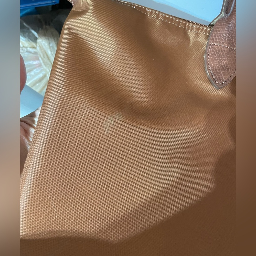 Longchamp le pliage Cognac colored Tote Bag - Picture 9 of 10